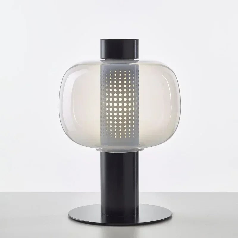 Fjord Light - Lampe moderne verre et acier