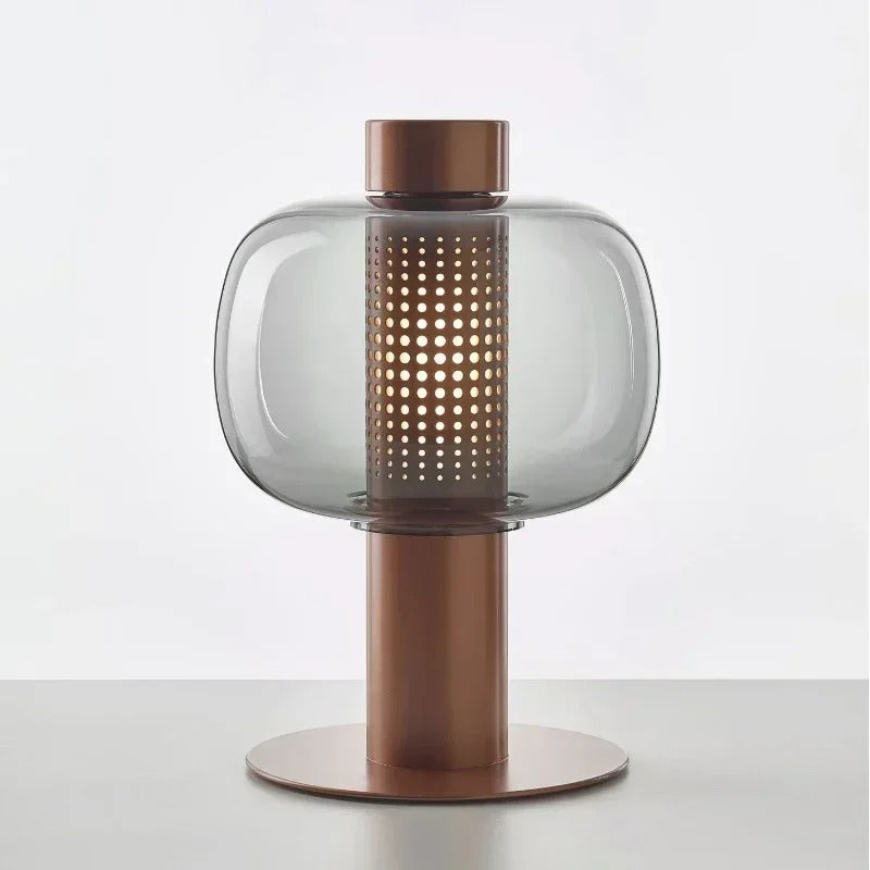 Fjord Light - Lampe moderne verre et acier