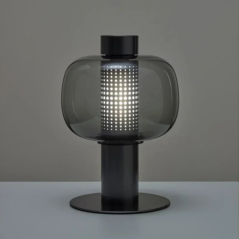Fjord Light - Lampe moderne verre et acier
