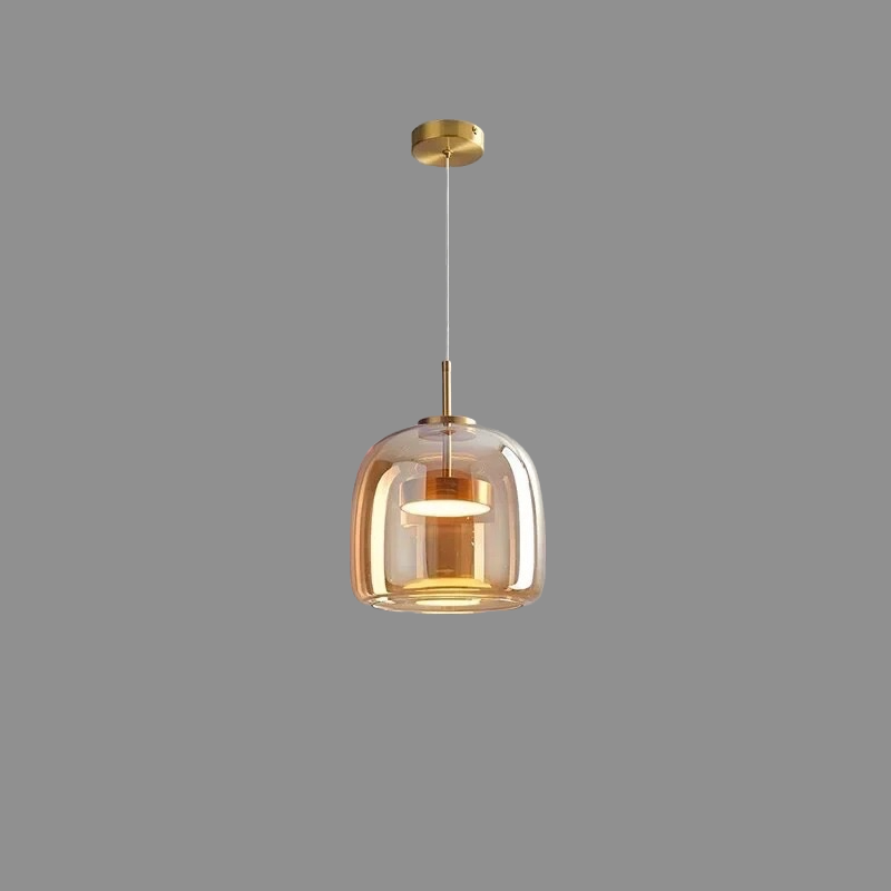 Glasica - Plafonnier LED suspendue en verre