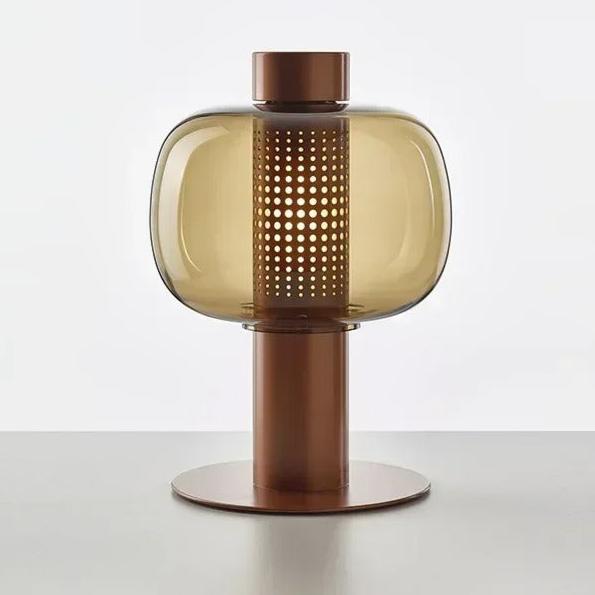 Fjord Light - Lampe moderne verre et acier