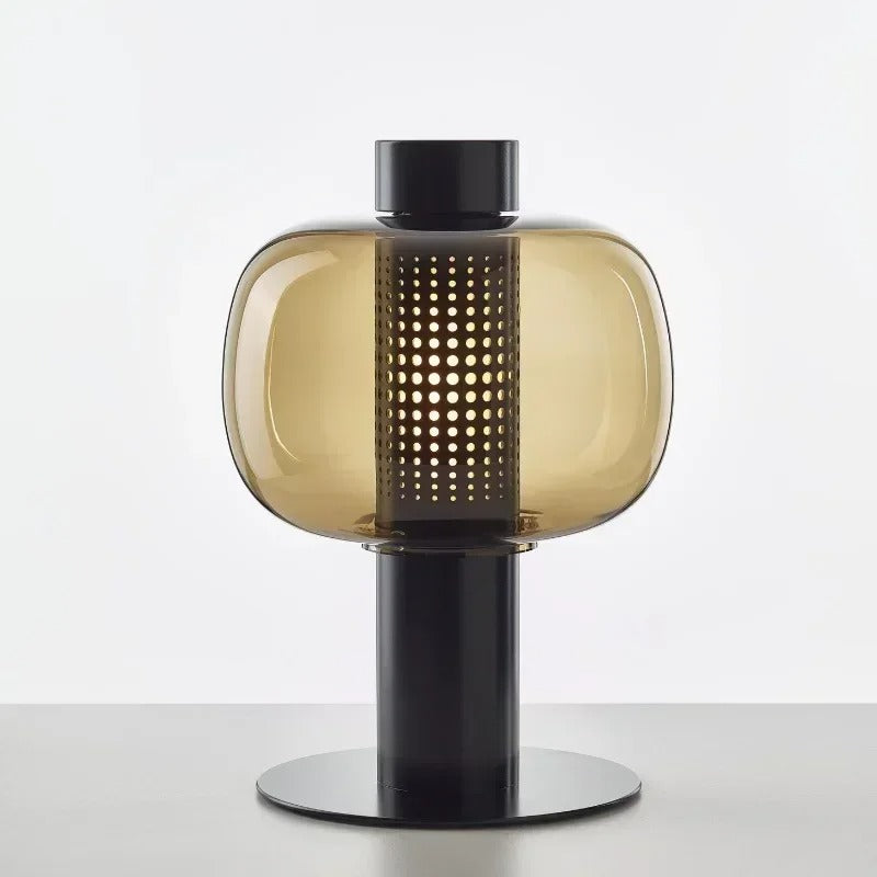 Fjord Light - Lampe moderne verre et acier